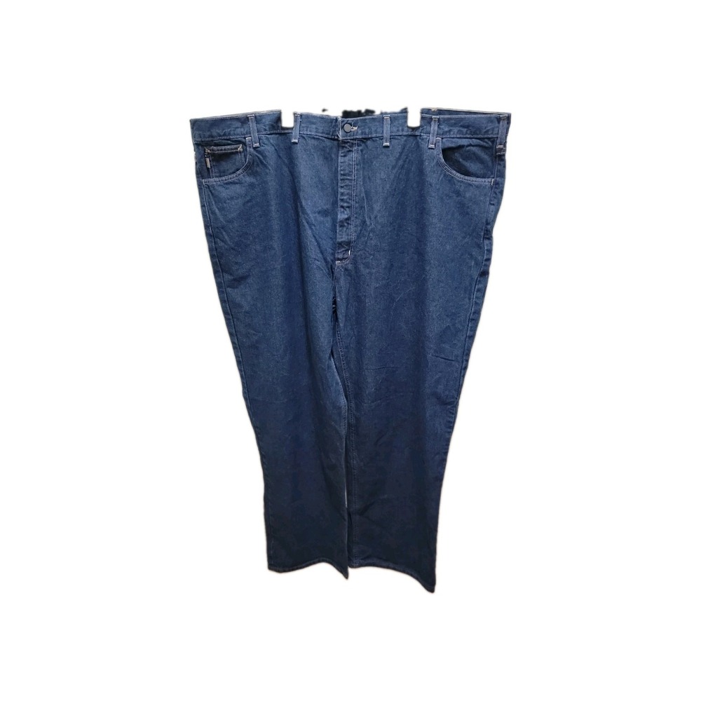 Carhartt FR Jeans Mens 54x32 Blue Denim Relaxed Fit Cat 2 2112 Work Outdoors New